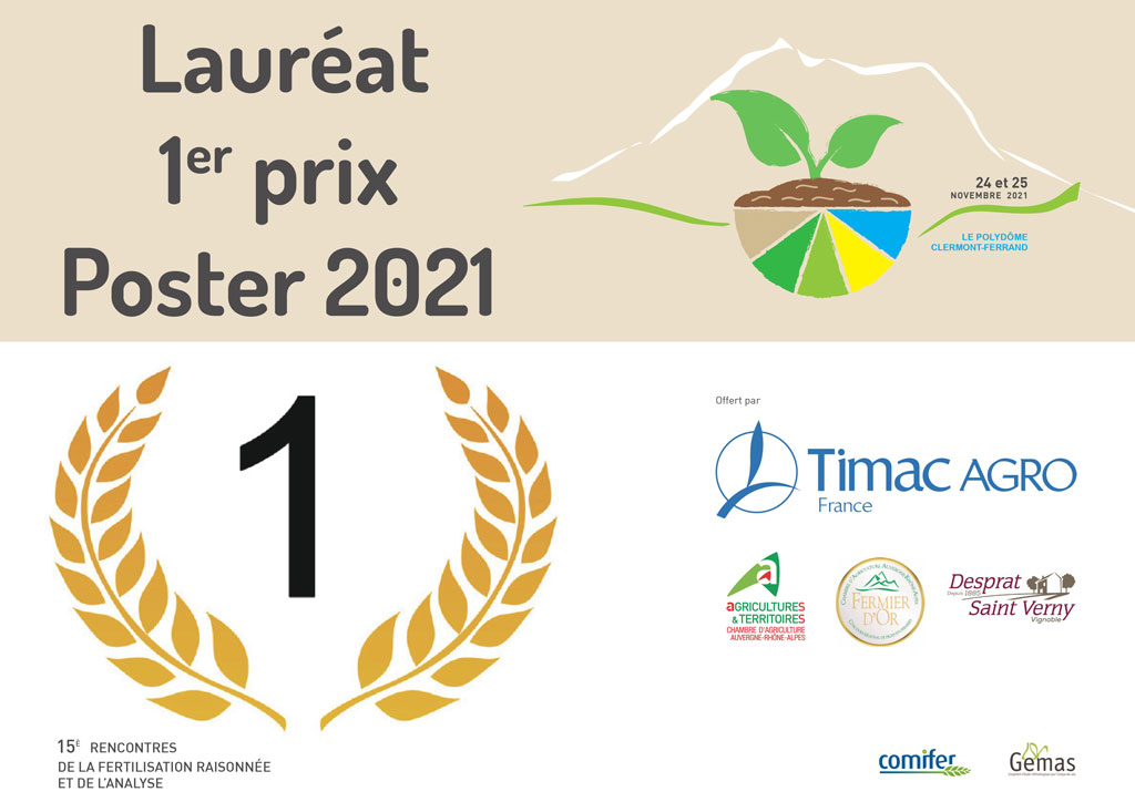 15e Rencontres Comifer-Gemas 2021 - 1er prix