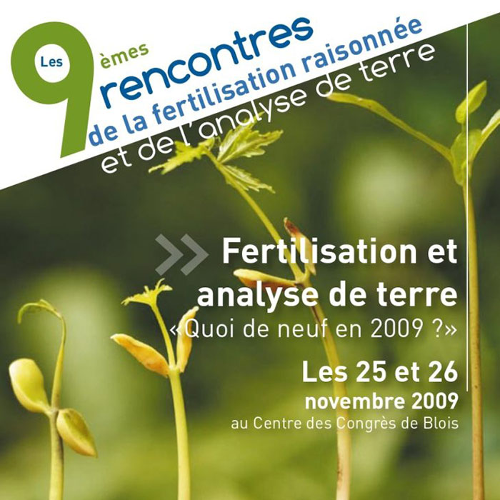 Édition 2009 des 9e rencontres de la fertilisation raisonnée