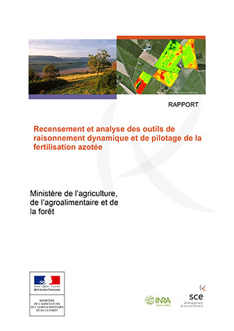 SCE Rapport Outils de pilotage fertilisation Azotée - 09-2016 couverture